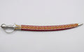 The Crimson & Gold Royal Paisley Talwar | Deep Crimson Ceremonial Sword | Swordora Royal Collection